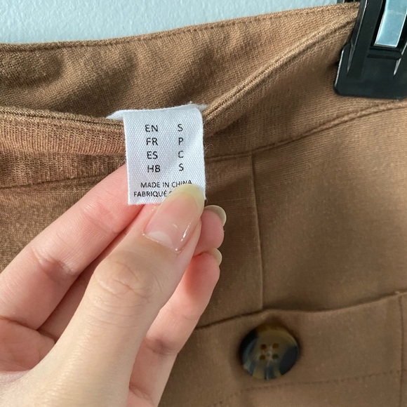 Brown Skirt with Pockets - Picture 2 of 2